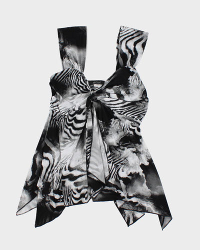 Y2k 00s Animal Print Cami - L