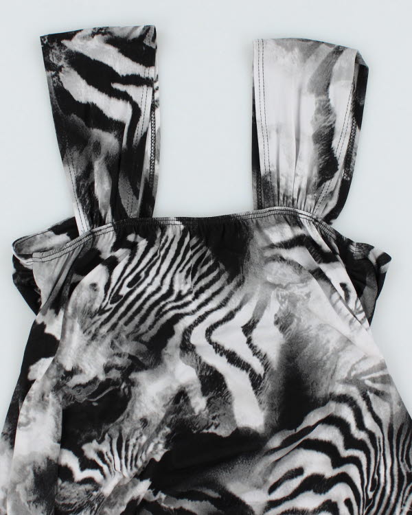 Y2k 00s Animal Print Cami - L