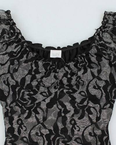 Y2k 00s Suzy Pattern Top