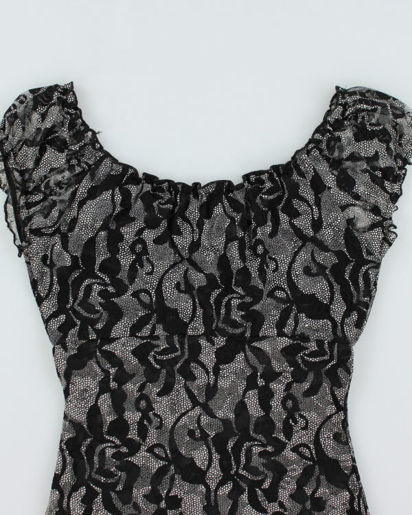 Y2k 00s Suzy Pattern Top