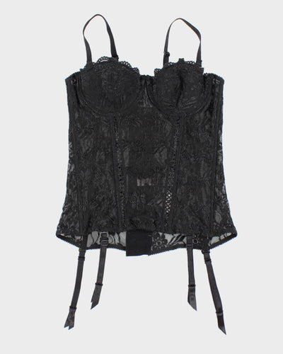 Deadstock La Vie En Rose Lace Corset - M