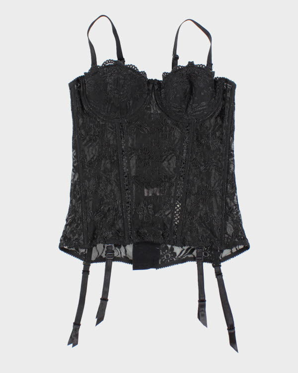 Deadstock La Vie En Rose Lace Corset - M