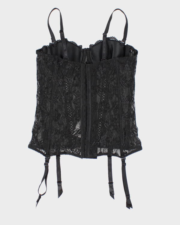 Deadstock La Vie En Rose Lace Corset - M