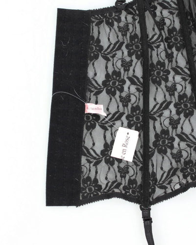 Deadstock La Vie En Rose Lace Corset - M