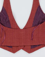 Y2k 00s DC Shoe Co Halter Waistcoat Top - M