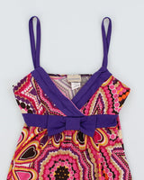 Y2k 00s Essence Pattern Cami - S