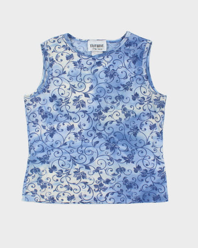 Vintage 90s  East West Pattern Top - M