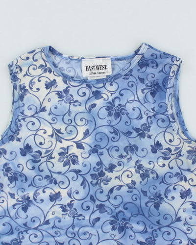 Vintage 90s  East West Pattern Top - M