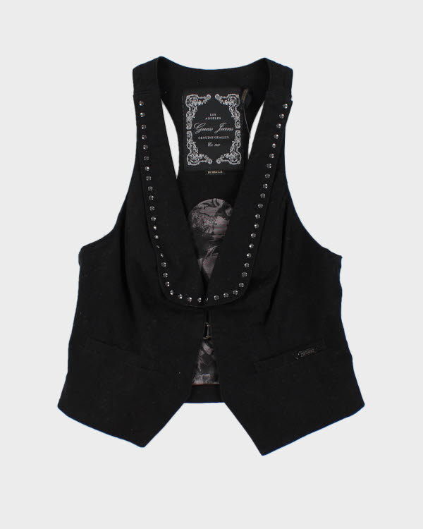 Y2k 00s Guess Studded Waistcoat - XS