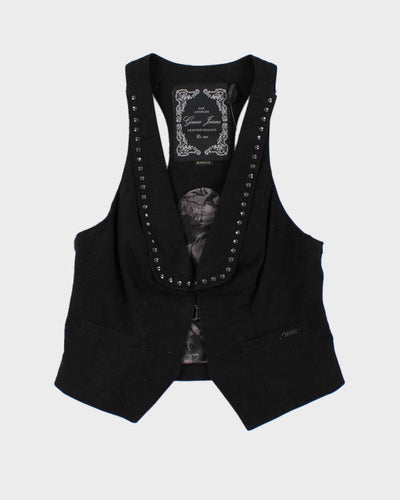 Y2k 00s Guess Studded Waistcoat - XS