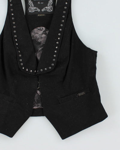Y2k 00s Guess Studded Waistcoat - XS
