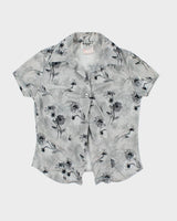 Vintage 90s Floral Shirt - XS