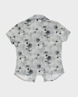 Vintage 90s Floral Shirt - XS