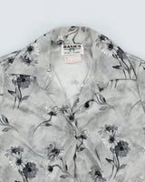 Vintage 90s Floral Shirt - XS