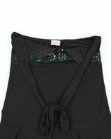 Y2k 00s Poetry Sequin Halter Top - S
