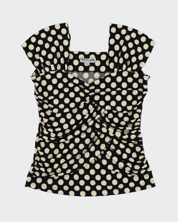 Y2k 00s Svetlana Polka Dot Cami - M