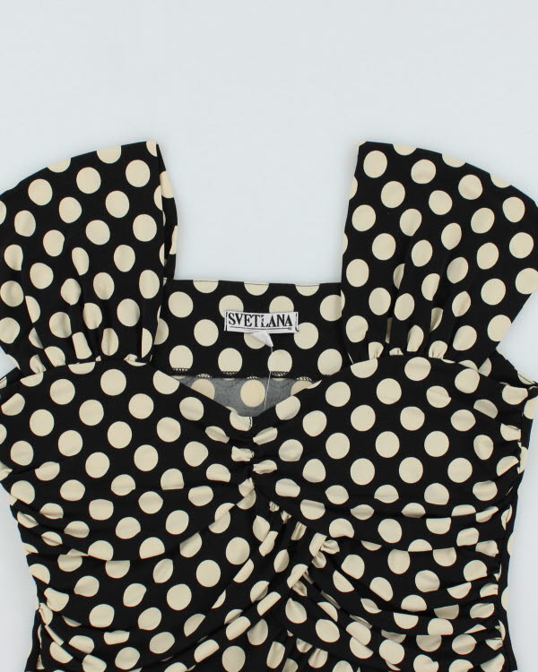 Y2k 00s Svetlana Polka Dot Cami - M