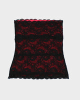 Y2k 00s Le Chateau Lace Tube Top - S