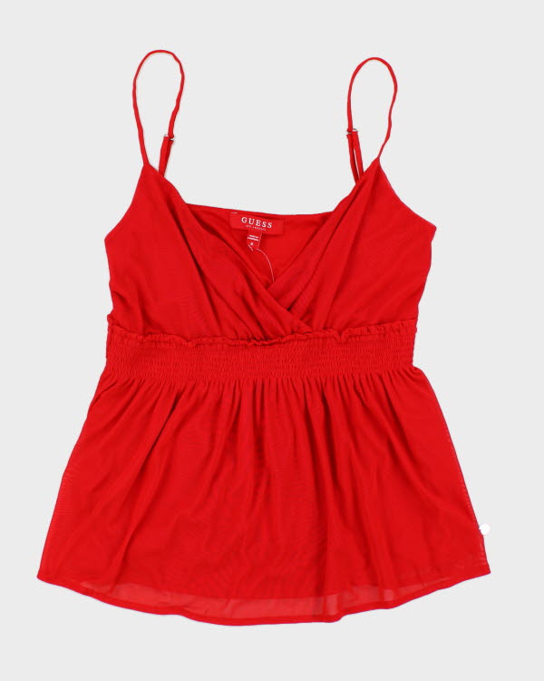 Y2k 00s Guess Red Cami - M