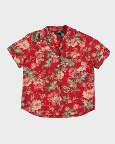 Vintage 90s Ralph Lauren Floral Shirt - L