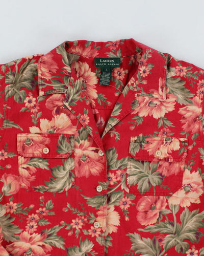 Vintage 90s Ralph Lauren Floral Shirt - L