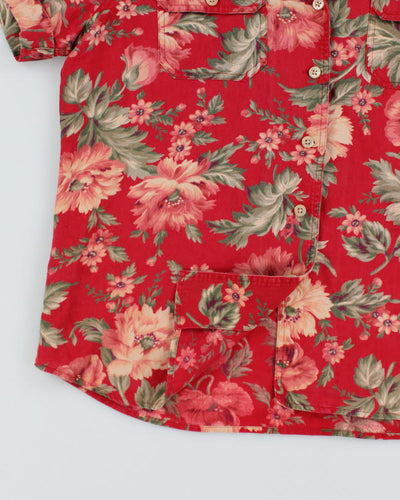 Vintage 90s Ralph Lauren Floral Shirt - L