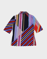 Vintage 70s Stripe 3/4 Sleeve Top - M