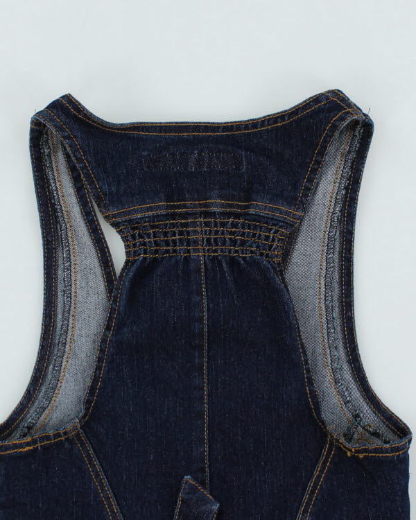 Y2k 00s Highway Jeans Denim Waist Coat - XS
