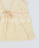 Y2k 00s Kam &amp; Fashion Lace Top - M
