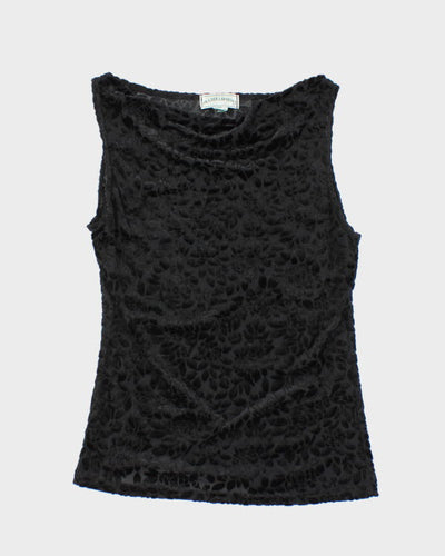 Y2k 00s Frazier Lawrence Cowl Neck Top - M