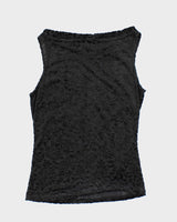 Y2k 00s Frazier Lawrence Cowl Neck Top - M