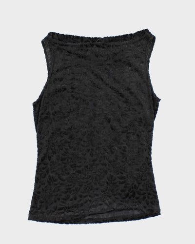 Y2k 00s Frazier Lawrence Cowl Neck Top - M