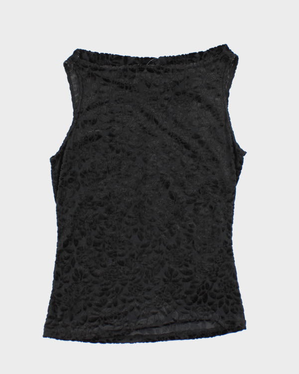 Y2k 00s Frazier Lawrence Cowl Neck Top - M