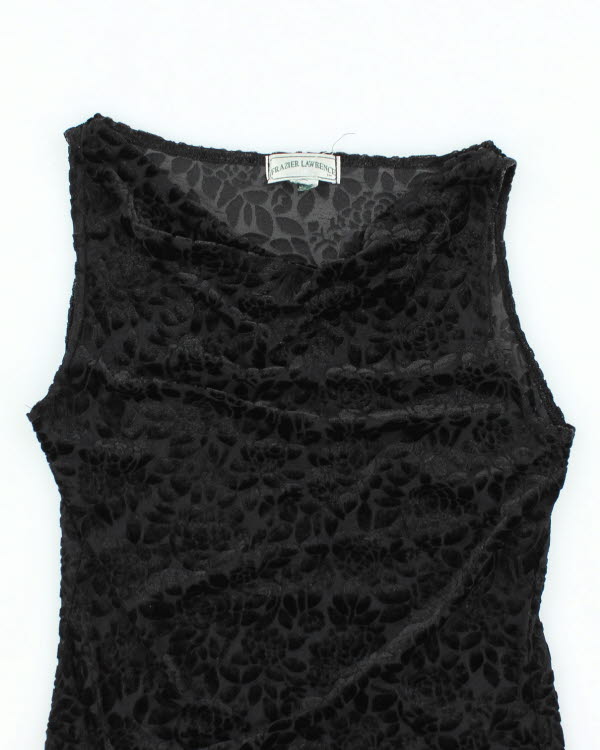 Y2k 00s Frazier Lawrence Cowl Neck Top - M