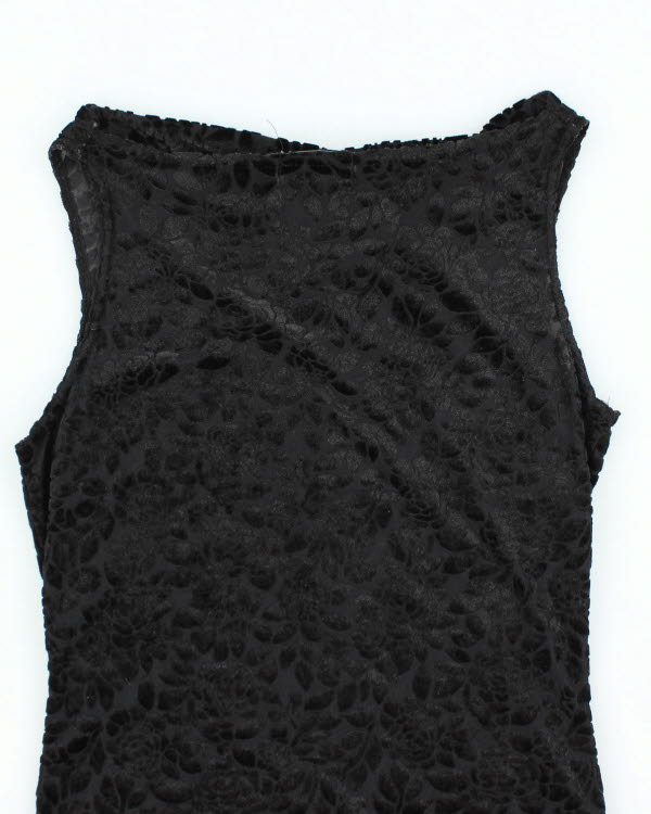 Y2k 00s Frazier Lawrence Cowl Neck Top - M