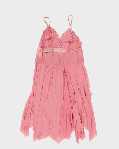 Y2k 00s Pink Jelly Fish Cami - S