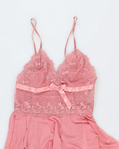 Y2k 00s Pink Jelly Fish Cami - S