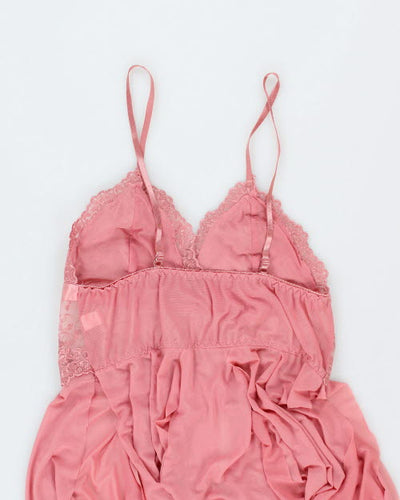 Y2k 00s Pink Jelly Fish Cami - S