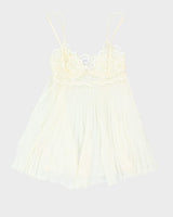 Y2k 00s La Senza Pleated Cami - M