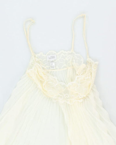 Y2k 00s La Senza Pleated Cami - M