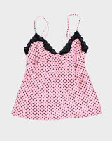 Y2k 00s Jacob Polka Dot Cami - M