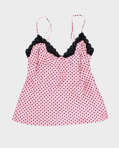 Y2k 00s Jacob Polka Dot Cami - M