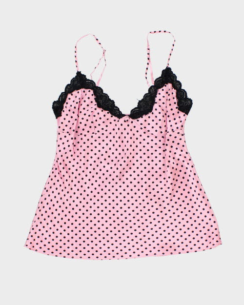 Y2k 00s Jacob Polka Dot Cami - M