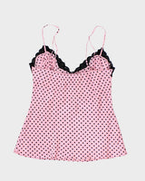 Y2k 00s Jacob Polka Dot Cami - M