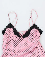 Y2k 00s Jacob Polka Dot Cami - M