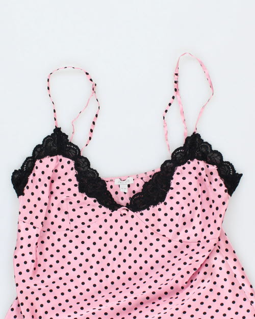 Y2k 00s Jacob Polka Dot Cami - M
