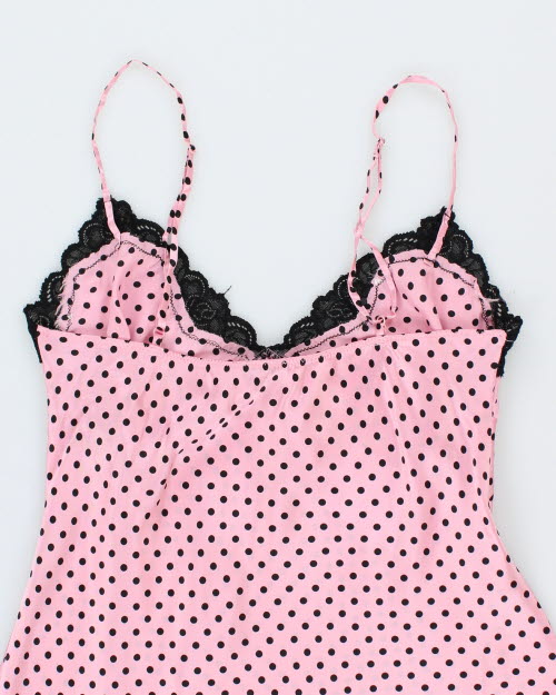 Y2k 00s Jacob Polka Dot Cami - M