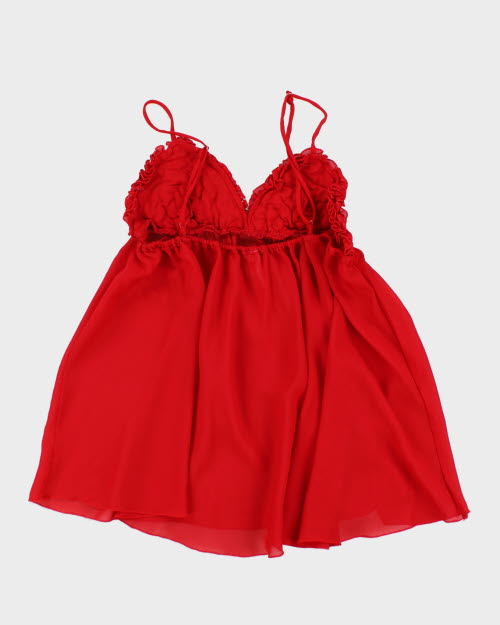 Y2k 00s Chloe Frilly Cami - M