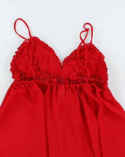 Y2k 00s Chloe Frilly Cami - M