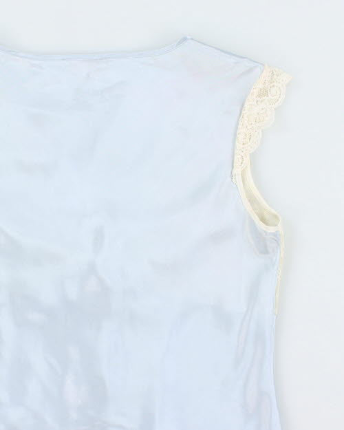 Vintage 90s Cherie Lace Up Top - M